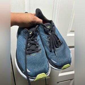 Size 10 - Hoka One One Clifton 8 Blue Coral Butterfly